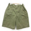 【中古】古着 ボーイスカウト ショート ブッシュパンツ ショーツ キッズ ボーイズ 子供服 緑系 グリーン | 春夏 春物 春服 秋冬 秋物 秋服 女の子 子ども服 こども服 カジュアル ファッション おしゃれ かわいい
