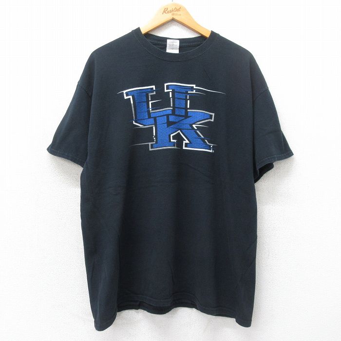 Rakuten - 【中古】古着 00s ヴィンテージTシャツ メンズ XLサイズ 黒 UK製 コットン クルーネック アメカジ ストリート 半袖 カジュアル きれいめ レトロ オールド 25jun04