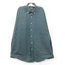 【中古】古着 ラルフローレン Ralph Lauren 長袖 ブランドシャツ キッズ ボーイズ 子供服 90年代 90s ワンポイントロゴ コットン ボタンダウ...