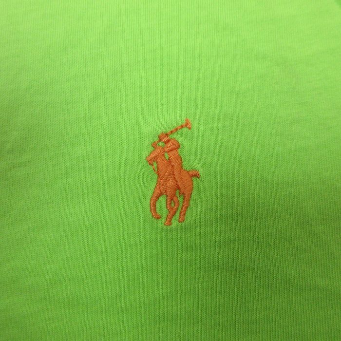 【中古】古着 ラルフローレン 半袖Tシャツ メンズ グリーン XLサイズ ワンポイント...
