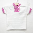 【中古】古着 半袖 ビンテージ ヴィンテージ サーマルTシャツ キッズ ガールズ 子供服 90年代 90s ツートンカラー バイカラー USA製 アメリカ製 白他 ホワイト | 春夏 春物 春服 秋冬 秋物 秋服 女の子 子ども服 こども服 カジュアル ファッション おしゃれ かわ