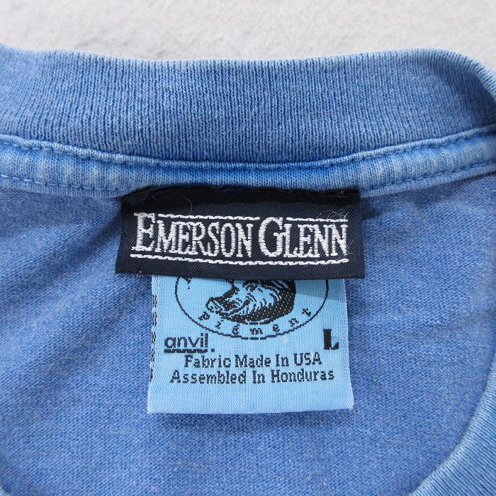 【中古】古着 半袖 ビンテージ ヴィンテージTシャツ メンズ 00年代 00s Coaching Weekend コットン クルーネック 丸首 薄紺 ネイビー XLサイズ 中古 | 春夏 夏物 夏服 ヴィンテージTシャツ メンズファッション カットソー ティーシャツ ティシャツ メンズTシャツ 5OF