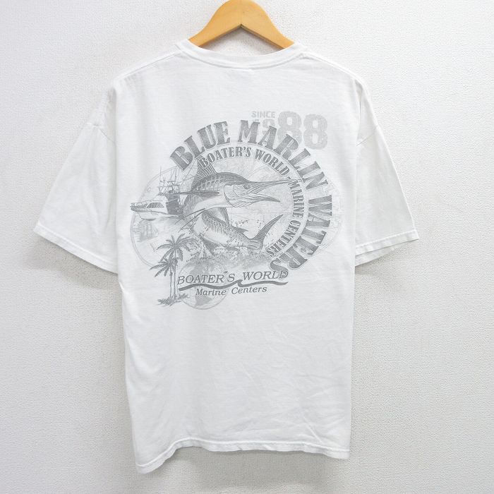 【中古】古着 半袖 ビンテージ ヴィンテージTシャツ メンズ 00年代 00s カジキ 大きいサイズ 2L LL ビ..