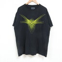 【中古】古着 半袖Tシャツ メンズ マーベル アントマン コットン クルーネック 丸首 黒 ブラック XLサイズ 中古 | 春夏 夏物 夏服 メンズファッション カットソー ティーシャツ ティシャツ メンズTシャツ 半袖Tシャツ 半袖ティーシャツ カジュアルTシャツ おしゃ