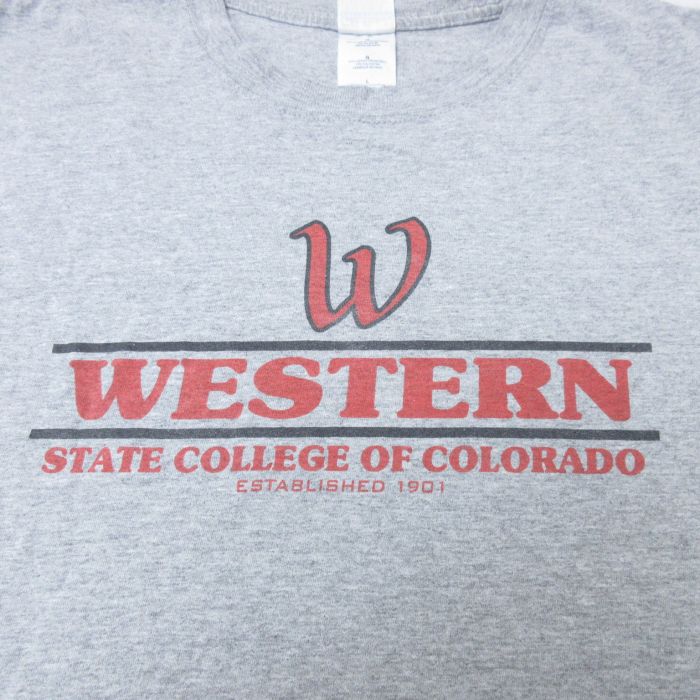 【中古】古着 半袖 ビンテージ ヴィンテージTシャツ メンズ 00年代 00s ウエスタン クルーネック 丸首 グレー 霜降り XLサイズ 中古 | 春夏 夏物 夏服 ヴィンテージTシャツ メンズファッション カットソー ティーシャツ ティシャツ メンズTシャツ 半袖Tシャツ 半