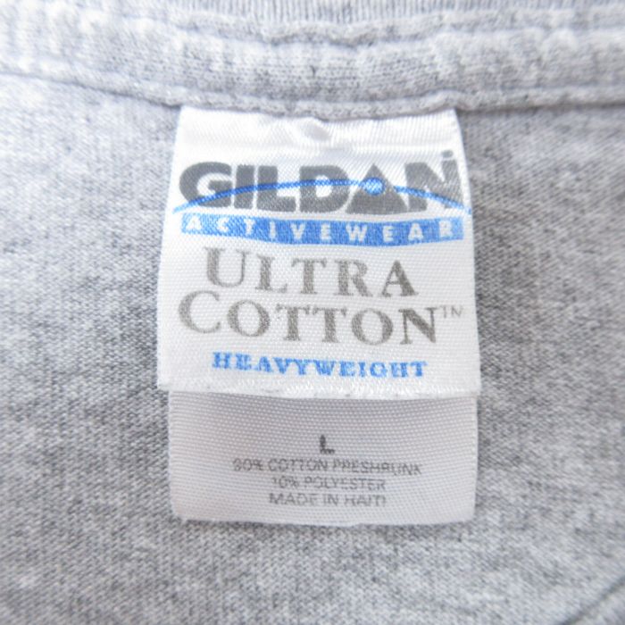 【中古】古着 半袖 ビンテージ ヴィンテージTシャツ メンズ 00年代 00s ウエスタン クルーネック 丸首 グレー 霜降り XLサイズ 中古 | 春夏 夏物 夏服 ヴィンテージTシャツ メンズファッション カットソー ティーシャツ ティシャツ メンズTシャツ 半袖Tシャツ 半