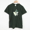 【中古】古着 半袖 ビンテージ ヴィンテージTシャツ メンズ 00年代 00s GNB コットン クルーネック 丸首 緑 グリーン Mサイズ 中古 | 春夏 夏物 夏服 ヴィンテージTシャツ メンズファッション カットソー ティーシャツ ティシャツ メンズTシャツ 半袖Tシャツ 半袖