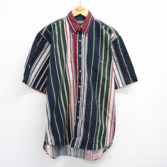 XL★古着 半袖 シャツ メンズ 90年代 90s コットン ボタンダウン USA製 紺他 ストライプ &yen;&nbsp;2,900（税込） XL★古着 ラスラー 半袖 シャツ メンズ 90年代 90s コットン ボタンダウン 紺他 ストライプ &yen;&nbsp;2,400（税込） XL★古着 ノーティカ 半袖 ブランド シャツ メンズ 90年代 90s ワンポイントロゴ 大きいサイズ ロング丈 コットン ボタンダウン USA製 紺他 ストライプ &yen;&nbsp;3,900（税込） XL★古着 半袖 シャツ メンズ コットン ボタンダウン 紺他 ストライプ &yen;&nbsp;2,900（税込） XL★古着 半袖 シャツ メンズ 00年代 00s コットン ボタンダウン 紺他 ストライプ &yen;&nbsp;2,400（税込） XL★古着 GANT 半袖 シャツ メンズ 90年代 90s コットン ボタンダウン 青他 ストライプ &yen;&nbsp;2,900（税込） XL★古着 半袖 シャツ メンズ 90年代 90s 総柄 ロング丈 コットン ボタンダウン 紺他 &yen;&nbsp;3,900（税込） XL★古着 マンハッタン 半袖 シャツ メンズ 90年代 90s 大きいサイズ ボタンダウン 紺他 ストライプ &yen;&nbsp;3,900（税込） XL★古着 半袖 シャツ メンズ 90年代 90s ゴルフ コットン ボタンダウン 濃緑他 ストライプ &yen;&nbsp;2,900（税込） XL★古着 セントジョンズベイ 半袖 シャツ メンズ 90年代 90s コットン ボタンダウン 緑他 ストライプ &yen;&nbsp;3,900（税込） XL★古着 半袖 シャツ メンズ 90年代 90s ワンポイントロゴ コットン ボタンダウン 白他 ストライプ &yen;&nbsp;2,400（税込） XL★古着 半袖 シャツ メンズ 90年代 90s 大きいサイズ コットン ボタンダウン USA製 濃紺他 ストライプ &yen;&nbsp;2,400（税込） XL★古着 半袖 シャツ メンズ 90年代 90s 大きいサイズ コットン ボタンダウン 白他 ストライプ &yen;&nbsp;2,400（税込） XL★古着 半袖 シャツ メンズ 90年代 90s 大きいサイズ コットン ボタンダウン 白他 ストライプ &yen;&nbsp;2,400（税込） XL★古着 ドッカーズ 半袖 シャツ メンズ 90年代 90s 大きいサイズ コットン ボタンダウン 緑他 ストライプ &yen;&nbsp;4,900（税込） XL★古着 ラングラー 半袖 シャツ メンズ 90年代 90s 大きいサイズ コットン ボタンダウン 生成り他 ストライプ &yen;&nbsp;3,900（税込） XL★古着 ドッカーズ 半袖 シャツ メンズ 90年代 90s 大きいサイズ コットン ボタンダウン 薄紺他 ストライプ &yen;&nbsp;3,900（税込） XL★古着 ドッカーズ 半袖 シャツ メンズ 90年代 90s ワンポイントロゴ 大きいサイズ コットン 紺他 ストライプ &yen;&nbsp;2,900（税込） XL★古着 セントジョンズベイ 半袖 シャツ メンズ 90年代 90s ロング丈 コットン ボタンダウン 緑他 ストライプ &yen;&nbsp;3,900（税込） XL★古着 FADED GLORY 半袖 シャツ メンズ 90年代 90s コットン ボタンダウン 薄紺他 ストライプ &yen;&nbsp;3,900（税込）【商品番号】　shrs25052868 【商品名】　XL★古着 半袖 シャツ メンズ 90年代 90s コットン ボタンダウン 紺他 ストライプ 【メンズ参考サイズ】　XL 【表記サイズ】　L 【実寸サイズ】　着丈（肩から裾）77cm　着幅（脇から脇）63cm　肩幅52cm 【素材】　コットン100％ 【程度】　A 【コンディション】　汚れ 【仕入先】　アメリカ 【メール便】　可 ************************************************************ 画像枚数の都合上、目立つダメージのみ掲載し、目立たないダメージは省略することがございます。 ●参考サイズ：実寸サイズをもとに当店が判断したサイズ ※商品名内に記載しているのは参考サイズです。 ●表記サイズ：商品のタグに記載してあるサイズ ●実寸サイズ：実際に当店で測ったサイズ To International Customers,Please check and follow shipping cost in Store information.No refund or exchange is accepted with International Customers.We're afraid but there is no staff who can speak English.We will accept any questions only by email in English. 他の厳選古着 半袖シャツはこちらです！ 他の厳選古着 半袖シャツ XLサイズはこちらです！