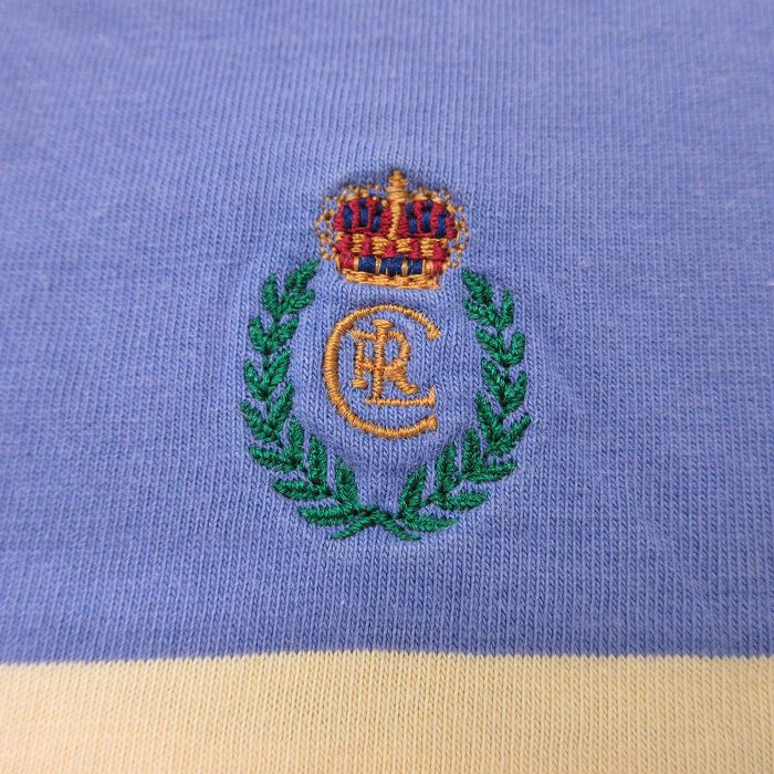 【中古】古着 ラルフローレン 80s ポロシャツ メンズ ネイビー Ralph Lauren 2Lサ...