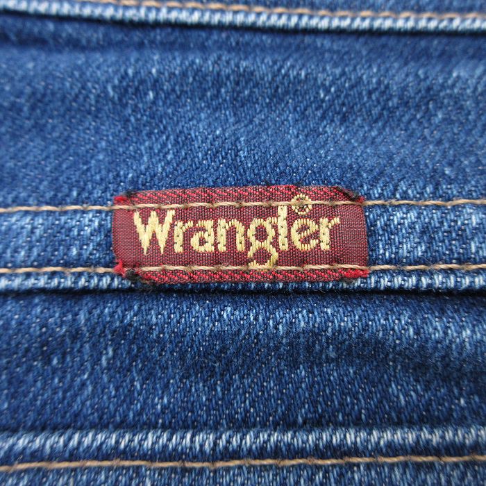 【中古】古着 ラングラー Wrangler ショートパンツ ショーツ メンズ 90年代 90s ヒゲ 大きいサイズ ゆったり オーバーサイズ USA製 アメリカ製 紺 ネイビー デニム W48 中古 ボトムス 短パン ショーパン ハーフ | 春夏 春物 春服 夏物 夏服 半ズボン カジュアル 5OF