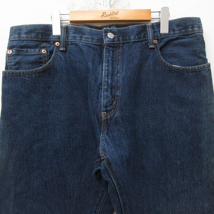 【中古】古着 ジーンズ Levis リーバイス 517 メンズ ブーツカット コットン 紺 ネイビー デニム W38 中古 ボトムス ジーパン Gパン ロングパンツ | 春夏 春物 春服 秋冬 秋物 秋服 長ズボン カジュアル メンズファッション ファッション おしゃれ