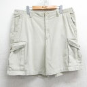 【中古】古着 エディーバウアー ショート カーゴ コーデュロイパンツ ショーツ メンズ 00年代 00s 太畝 コットン 薄ベージュ カーキ W38 中古 ボトムス 短パン ショーパン | 春夏 春物 春服 夏物 夏服 半ズボン カジュアル メンズファッション ファッション おし