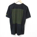【中古】古着 半袖Tシャツ メンズ C4 クルーネック 丸首 黒 ブラック Lサイズ 中古 | 春夏 夏物 夏服 メンズファッション カットソー ティーシャツ ティシャツ メンズTシャツ 半袖Tシャツ 半袖ティーシャツ カジュアルTシャツ おしゃれ カジュアル