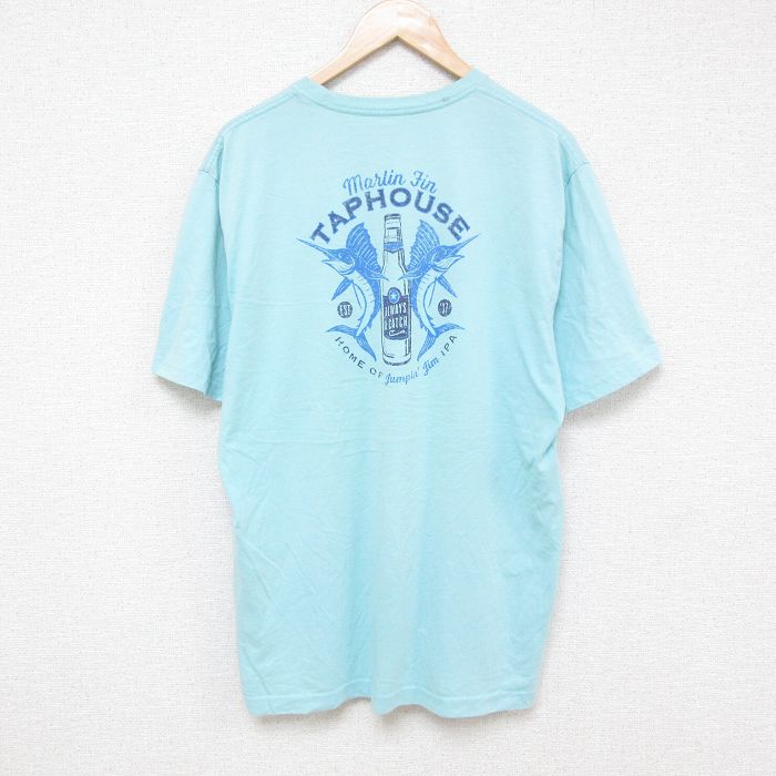 【中古】古着 IZOD 半袖Tシャツ メンズ カジキ 大きいサイズ 2L LL ビッグシルエット ゆったり ビッグ..