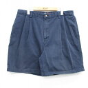 【中古】古着 トミーヒルフィガー TOMMY HILFIGER ブランド ショート チノパンツ ショーツ チノパン メンズ 90年代 90s ワンポイントロゴ コットン 紺 ネイビー W38 中古 ボトムス 短パン ショーパン | 春夏 春物 春服 夏物 夏服 半ズボン カジュアル メンズファ