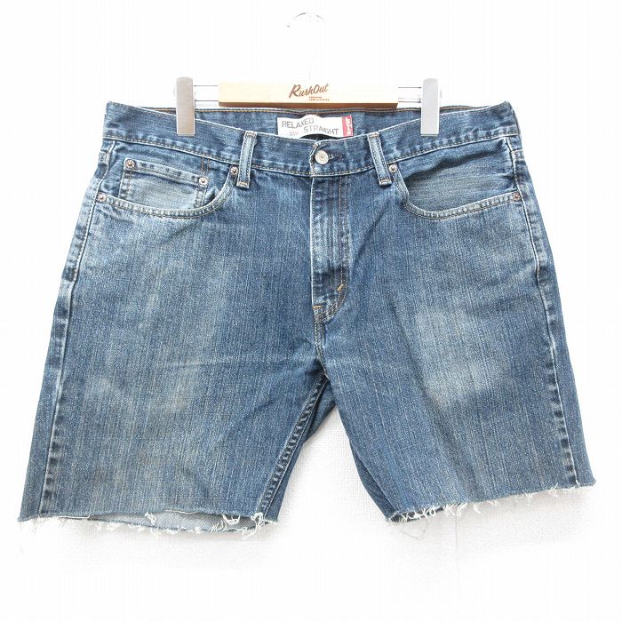 【中古】古着 リーバイス 559 ショートパンツ メンズ ネイビー W35 デニム ヴィンテージ カジュアル ショーツ アメカジ ストリート きれいめ ヴィンテージ レトロ オールド