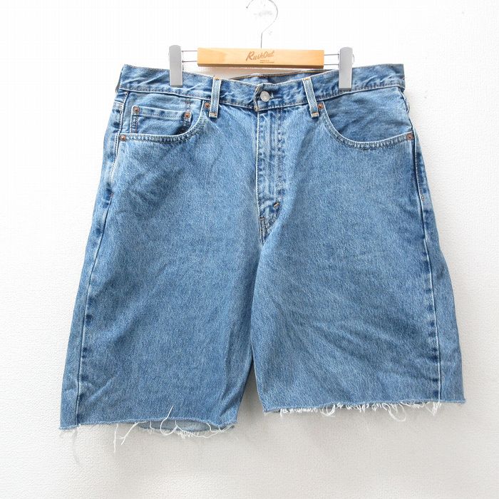 【中古】古着 リーバイス 560 ショートパンツ メンズ W36 デニム 紺 ネイビー コットン ハーフパンツ ボトムス カジュアル アメカジ ストリート きれいめ ヴィンテージ レトロ 5OF