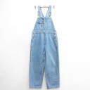 【中古】古着 ギャップ GAP オーバーオール メンズ コットン 紺 ネイビー デニム W34 中古 ボトムス | 春夏 春物 春服 秋冬 秋物 秋服 長ズボン カジュアル メンズファッション ファッション おしゃれ