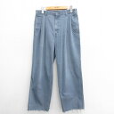 【中古】古着 ドッカーズ チノパンツ チノパン メンズ 00年代 00s コットン 薄紺 ネイビー W32 中古 ボトムス ロング | 春夏 春物 春服 秋冬 秋物 秋服 長ズボン カジュアル メンズファッション ファッション おしゃれ