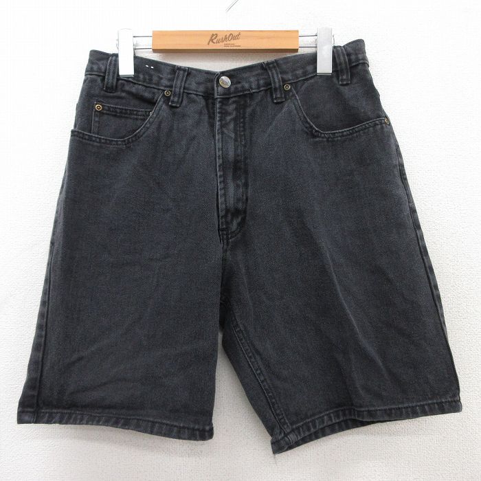 90s ROUTE66 チェック コットン カーゴパンツ バギー ショーツ 210.jpg