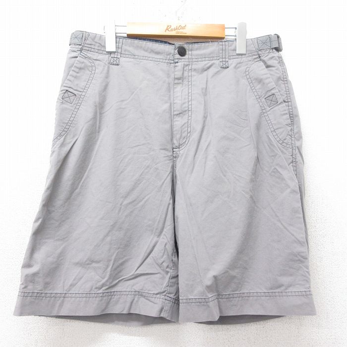 【中古】古着 オールドネイビー OLD NAVY ショートパンツ ショーツ メンズ 00年代 00s コットン グレー 【spe】 W33 中古 ボトムス 短パン ショーパン ハーフ | 春夏 春物 春服 夏物 夏服 半ズボン カジュアル メンズファッション ファッション おしゃれ