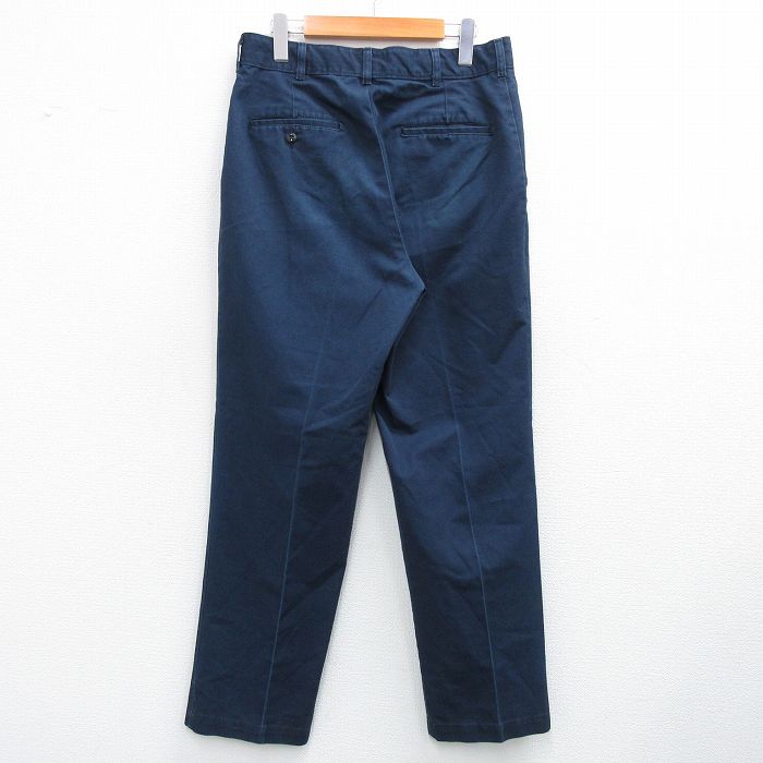 【中古】古着 Wear Guard ワークパンツ メンズ 紺 ネイビー W33 中古 ボトムス ロング | 春夏 春物 春服 秋冬 秋物 秋服 長ズボン カジュアル メンズファッション ファッション おしゃれ