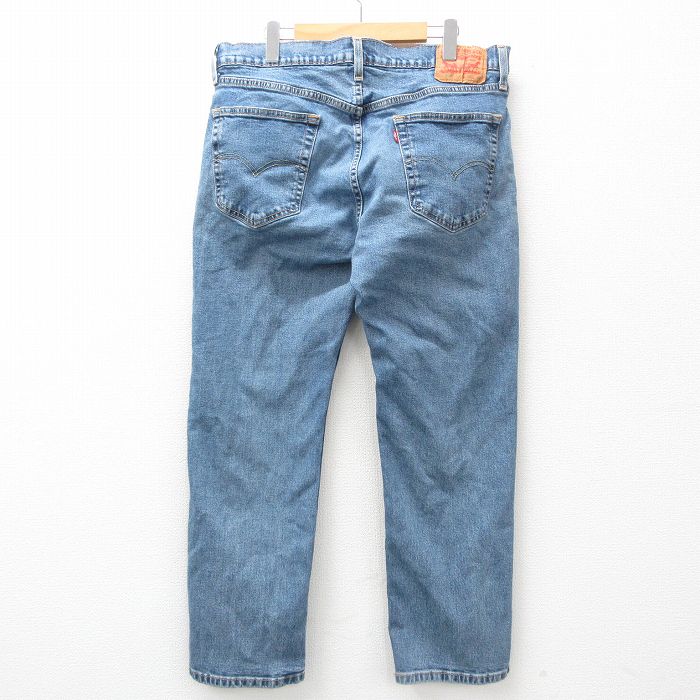 【中古】古着 リーバイス Levis 559 ジーンズ メンズ 紺 ネイビー デニム W36 中古 ボトムス ジーパン Gパン ロングパンツ | 春夏 春物 春服 秋冬 秋物 秋服 長ズボン カジュアル メンズファッション ファッション おしゃれ