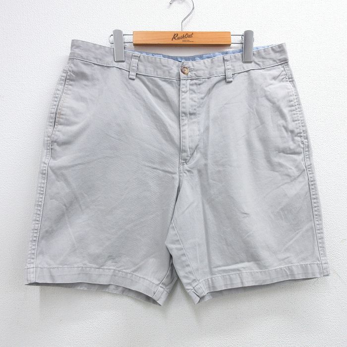【中古】古着 チャップス ショートパンツ ショーツ メンズ コットン グレー W36 中古 ボトムス 短パン ショーパン ハーフ | 春夏 春物 春服 夏物 夏服 半ズボン カジュアル メンズファッション ファッション おしゃれ