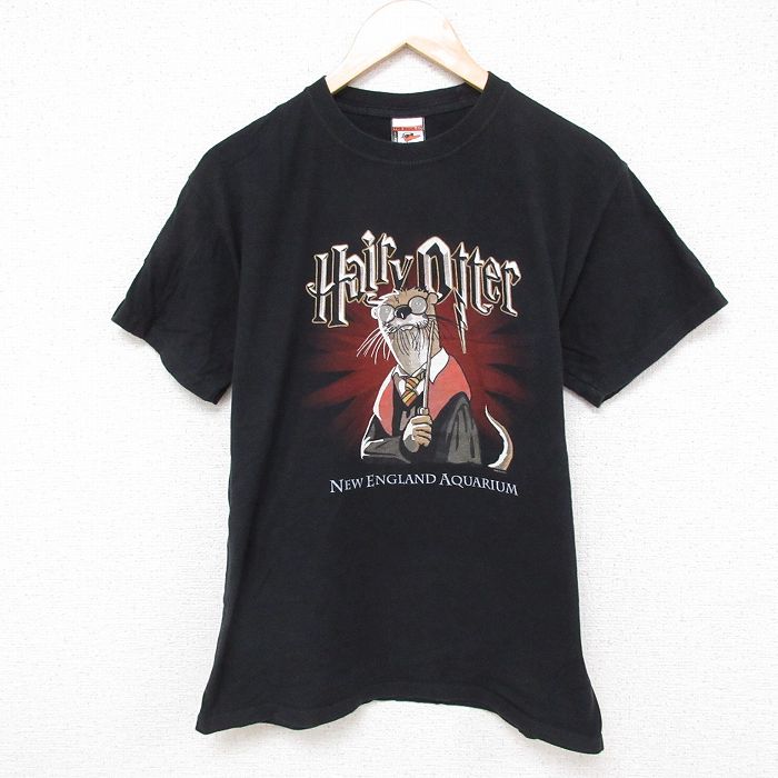 乐天商城 - 【中古】古着 半袖 ビンテージ ヴィンテージTシャツ メンズ 00年代 00s ニューイングランド コットン クルーネック 丸首 黒 ブラック Mサイズ 中古 | 春夏 夏物 夏服 ヴィンテージTシャツ メンズファッション カットソー ティーシャツ ティシャツ メンズTシャツ