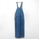 【中古】古着 キー KEY オーバーオール メンズ コットン 紺 ネイビー デニム W36 中古 ボトムス | 春夏 春物 春服 秋冬 秋物 秋服 長ズボン カジュアル メンズファッション ファッション おしゃれ