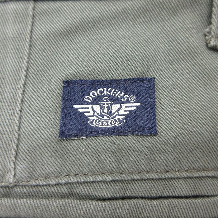 【中古】古着 ドッカーズ ショートパンツ ショーツ メンズ 00年代 00s コットン 濃緑 グリーン W35 中古 ボトムス 短パン ショーパン ハーフ | 春夏 春物 春服 夏物 夏服 半ズボン カジュアル メンズファッション ファッション おしゃれ