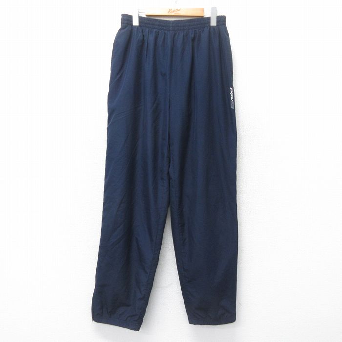 乐天商城 - 【中古】古着 リーボック REEBOK イージーパンツ メンズ 00年代 00s ワンポイントロゴ 紺 ネイビー 内側メッシュ W35 中古 ボトムス ロング | 春夏 春物 春服 秋冬 秋物 秋服 長ズボン カジュアル メンズファッション ファッション おしゃれ