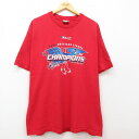 【中古】古着 マジェスティック 半袖 ビンテージ ヴィンテージTシャツ メンズ 00年代 00s MLB ボストンレッドソックス コットン クルーネック 丸首 ...