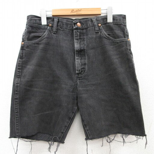 【中古】古着 ラングラー Wrangler ショートパンツ ショーツ メンズ コットン 黒 ブラック デニム W34 中古 ボトムス 短パン ショーパン ハーフ | 春夏 春物 春服 夏物 夏服 半ズボン カジュアル メンズファッション ファッション おしゃれ 【中古】古着 ラングラー Wrangler ショートパンツ ショーツ メンズ コットン 黒 ブラック デニム W34 中古 ボトムス 短パン ショーパン ハーフ | 春夏 春物 春服 夏物 夏服 半ズボン カジュアル メンズファッション ファッション おしゃれ