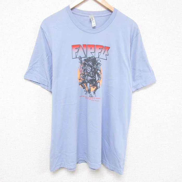 【中古】古着 半袖Tシャツ メンズ インディアン 大きいサイズ 2L LL ビッグシルエット ゆったり ビッグサイズ オーバーサイズ クルーネック 丸首 薄紺 ネイビー XLサイズ 中古 | 春夏 夏物 夏服 メンズファッション カットソー ティーシャツ ティシャツ メンズTシ 2OF