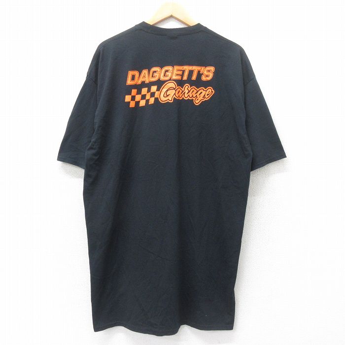 樂天商城 - 【中古】古着 半袖 ビンテージ ヴィンテージTシャツ メンズ 00年代 00s 3D RACING 大きいサイズ 2L LL ビッグシルエット ゆったり ビッグサイズ オーバーサイズ ロング丈 クルーネック 丸首 黒 ブラック XLサイズ 中古 | 春夏 夏物 夏服 ヴィンテージTシャツ メン