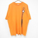 【中古】古着 アディダス adidas 半袖 ビンテージ ヴィンテージTシャツ メンズ 90年代 90s ワンポイントロゴ 大きいサイズ 2L LL ビッグシルエット ゆったり ビッグサイズ オーバーサイズ コットン クルーネック 丸首 黄 イエロー 【spe】 XLサイズ 中古 | 春夏(4)