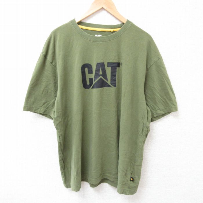 Rakuten - 【中古】古着 半袖Tシャツ メンズ グリーン XLサイズ カジュアル ストリート アメカジ デイリーウェア きれいめ ヴィンテージ レトロ オールド