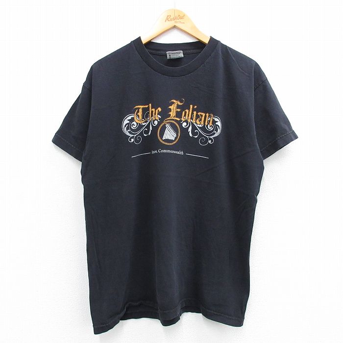 L★古着 半袖 ビンテージ Tシャツ メンズ 90年代 90s THE GAGE クルーネック 黒 &yen;&nbsp;2,400（税込） L★古着 半袖 ビンテージ Tシャツ メンズ 90年代 90s BA コットン クルーネック US...