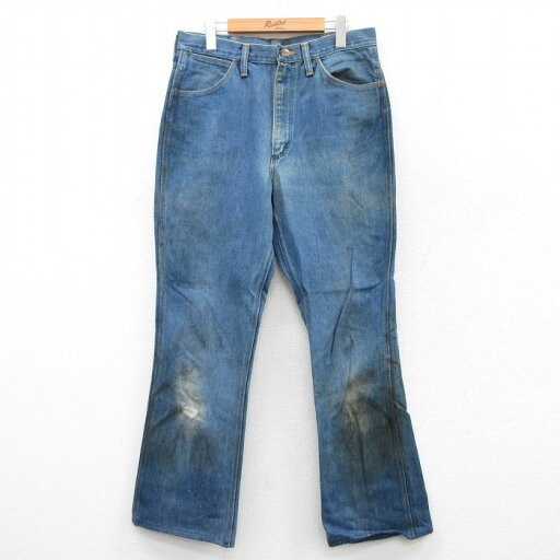 【中古】古着 ラングラー Wrangler ジーンズ メンズ 80年代 80s フレア 紺 ネイビー デニム 【spe】 W33 中古 ボトムス ジーパン Gパン ロングパンツ | 春夏 春物 春服 秋冬 秋物 秋服 長ズボン カジュアル メンズファッション ファッション おしゃれ 【中古】古着 ラングラー Wrangler ジーンズ メンズ 80年代 80s フレア 紺 ネイビー デニム 【spe】 W33 中古 ボトムス ジーパン Gパン ロングパンツ | 春夏 春物 春服 秋冬 秋物 秋服 長ズボン カジュアル メンズファッション ファッション おしゃれ