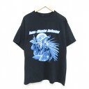 【中古】古着 半袖 ロックTシャツ バンドTシャツ メンズ トランスシベリアンオーケスチラ クルーネック 丸首 黒 ブラック XLサイズ 中古 | 春夏 夏物 夏服 メンズファッション カットソー ティーシャツ ティシャツ メンズTシャツ 半袖Tシャツ 半袖ティーシャツ カ