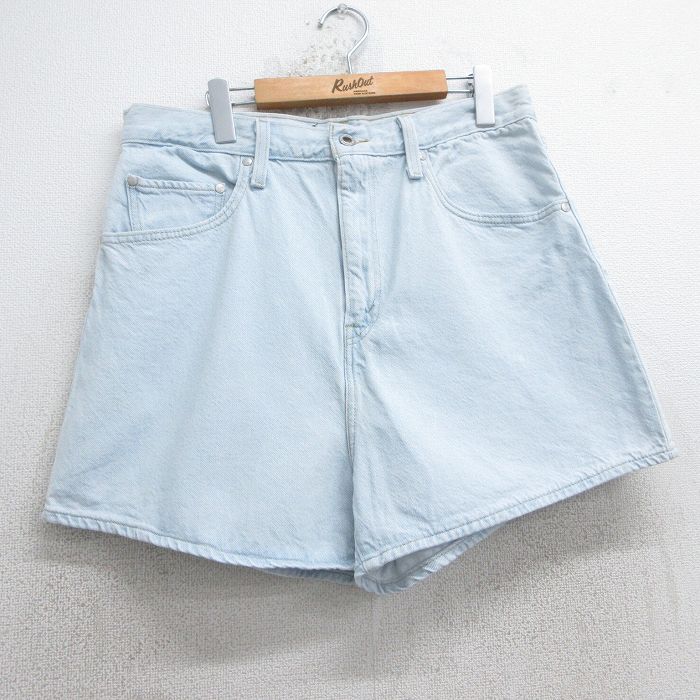 【中古】古着 リーバイス Levis ショートパンツ ショーツ メンズ シルバータブ 薄紺 ネイビー デニム W33 中古 ボトムス 短パン ショーパン ハーフ | 春夏 春物 春服 夏物 夏服 半ズボン カジュアル メンズファッション ファッション おしゃれ