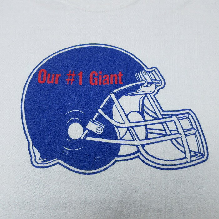 【中古】古着 半袖Tシャツ メンズ ジャイアンツ コットン クルーネック 丸首 白 ホワイト XLサイズ 中古 | 春夏 夏物 夏服 メンズファッション カットソー ティーシャツ ティシャツ メンズTシャツ 半袖Tシャツ 半袖ティーシャツ カジュアルTシャツ おしゃれ カジ 5OF