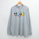 【中古】古着 長袖Tシャツ メンズ ディズニー DISNEY ミッキー...(4)