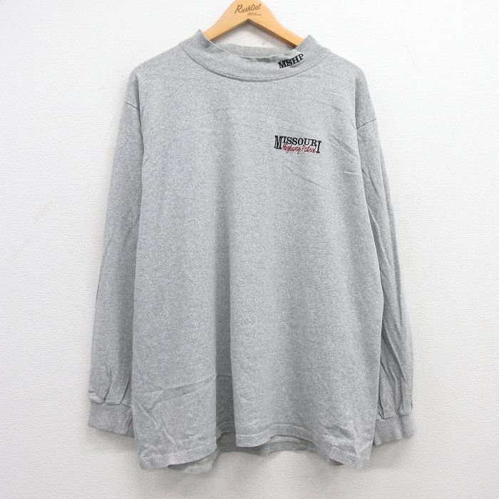 【中古】古着 長袖 ビンテージ ヴィンテージTシャツ メンズ 90年代 90s ミズーリ 大きいサイズ 2L LL ビッグシルエット ゆったり ビッ..