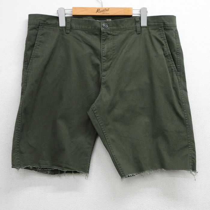 乐天商城 - 【中古】古着 ドッカーズ ショートパンツ ショーツ メンズ 大きいサイズ ゆったり オーバーサイズ 緑系 グリーン W40 中古 ボトムス 短パン ショーパン ハーフ | 春夏 春物 春服 夏物 夏服 半ズボン カジュアル メンズファッション ファッション おしゃれ