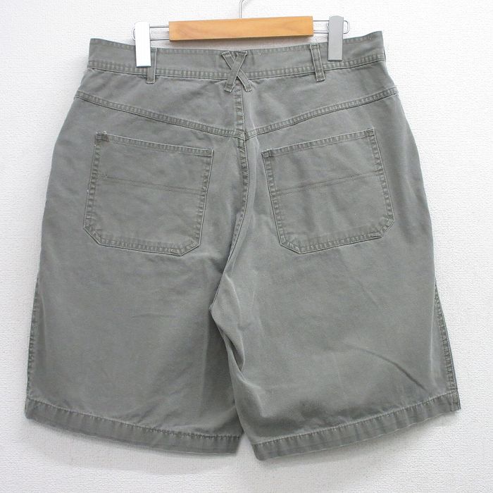 【中古】古着 ショートパンツ ショーツ メンズ 90年代 90s コットン 緑系 グリーン W33 中古 ボトムス 短パン ショーパン ハーフ | 春夏 春物 春服 夏物 夏服 半ズボン カジュアル メンズファッション ファッション おしゃれ