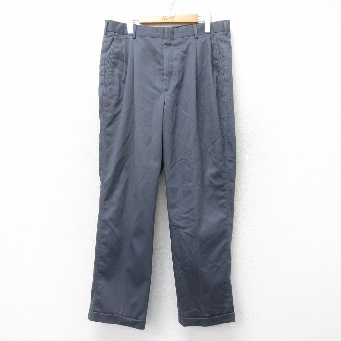 樂天商城 - 【中古】古着 ランズエンドパンツ メンズ 00年代 00s グレー W34 中古 ボトムス ロング | 春夏 春物 春服 秋冬 秋物 秋服 長ズボン カジュアル メンズファッション ファッション おしゃれ