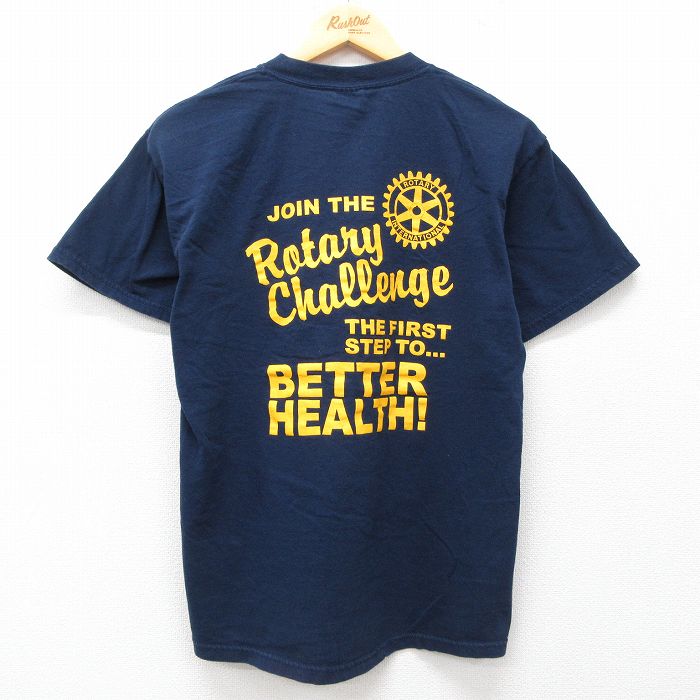 樂天商城 - 【中古】古着 半袖 ビンテージ ヴィンテージTシャツ メンズ 00年代 00s POTARY コットン クルーネック 丸首 紺 ネイビー Mサイズ 中古 | 春夏 夏物 夏服 ヴィンテージTシャツ メンズファッション カットソー ティーシャツ ティシャツ メンズTシャツ 半袖Tシャツ