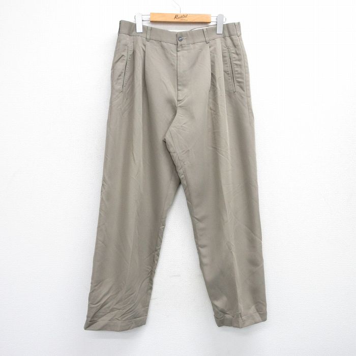 樂天商城 - 【中古】古着 HAGGARパンツ メンズ ベージュ カーキ W33 中古 ボトムス ロング | 春夏 春物 春服 秋冬 秋物 秋服 長ズボン カジュアル メンズファッション ファッション おしゃれ